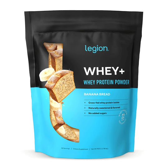 Whey+ Whey Isolate Protein Powder, Banana Bread, 30 Servings